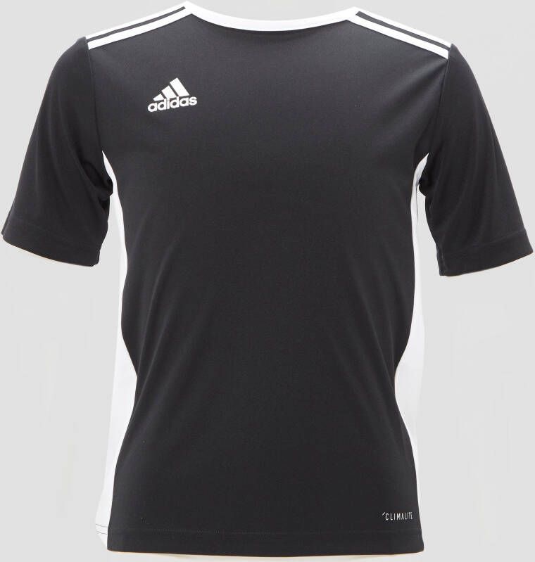 adidas Voetbalshirt Entrada 18 Zwart/Wit Kinderen