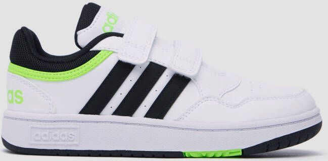 Adidas hoops 3.0 psf sneakers wit/groen kinderen