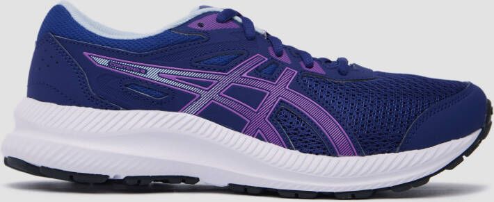ASICS contend 8 gs hardloopschoenen blauw/paars kinderen