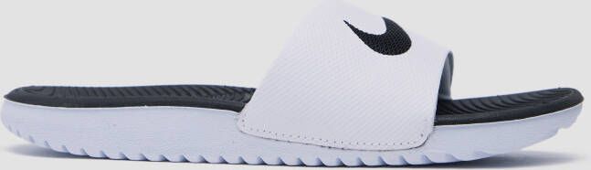 Nike Teenslippers Kawa Jr Blanc Noir 1008434320014