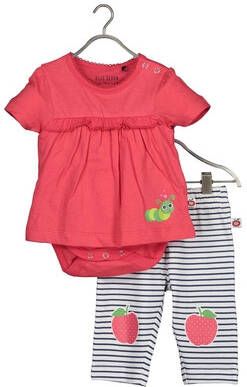 BLUE SEVEN Set van 2 body shirt + broek rood