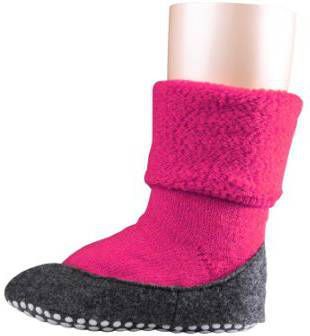 FALKE  Sokken Cosyshoe glans Roze/lichtroze Gr.Pasgeborene (0 6 jaar) Meisjes