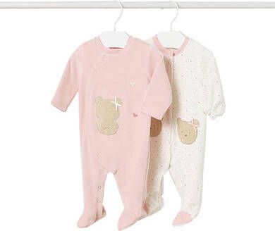 mayoral 2 pak slaapoverall roze