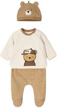 mayoral Set broek met pet beige