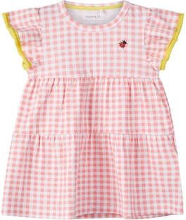 name it  Girl s jurk flamingo roze Roze/lichtroze Gr.56 Meisjes
