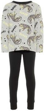 name it  Jongens Pajama's Grijze Melange Grijs Gr.110 Jongen