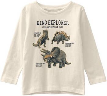 name it Lange Mouw Shirt Nmmvagno White pet Grijs