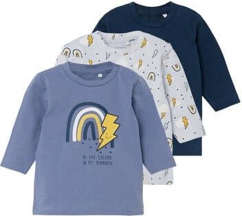 name it Lange Mouwen Shirt 3 Pakken Nbmtorben Wilde Wind