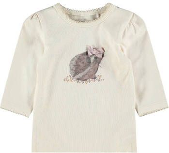 name it Overhemd met lange mouwen Nbfsiv White pet Grijs