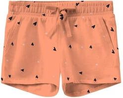 name it ! Meisjes Korte Broek Maat 110 Zalm Katoen