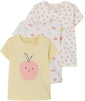 name it T shirt 3 pack Nbfdaiva Calciet