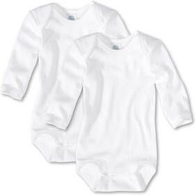 Sanetta Baby Lichamen 1/1 arm wit Dubbelpakje