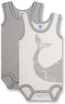 Sanetta Body double pack van white Whale