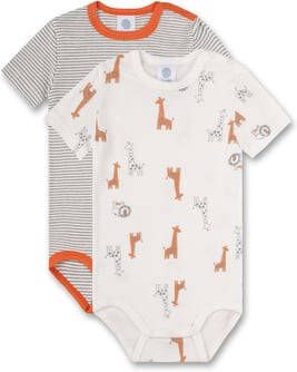 Sanetta Bodysuit Twin Pack Wit