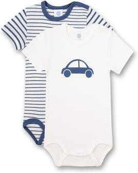 Sanetta Carrosserie 2 pack 1/2 arm white pebble met auto