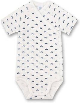 Sanetta Wikkel de carrosserie korte arm white pebble met auto's