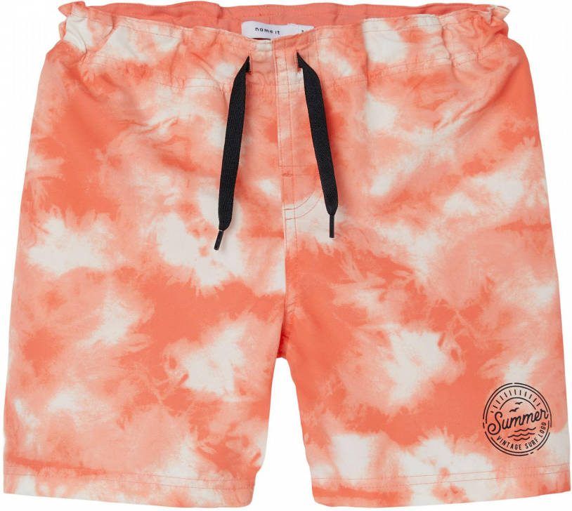 NAME IT KIDS zwemshort NKMZOHN oranje