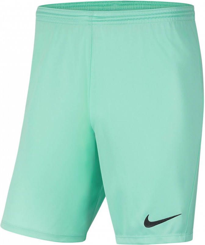Nike Dry Park III Voetbalbroekje Turquoise Zwart