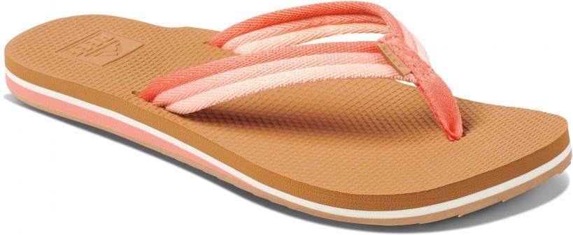 Reef Voyage Lite Beach Slipper Dames Lichtbruin/Oranje