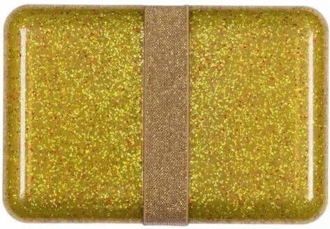 A Little Lovely Company lunchbox Glitter goud