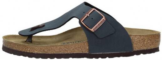 Birkenstock Slippers Ramses Basalt regular Birko Flor Nubuck Grijs