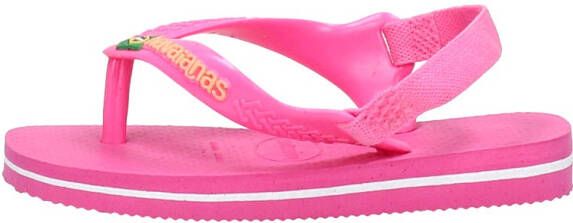 Havaianas Slippers Baby Flipflops Brasil Logo Roze