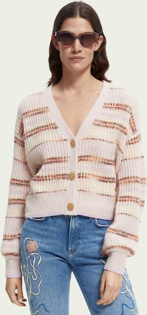 Scotch & Soda Donzig gebreid boxy fit vest