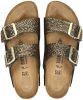 Birkenstock Arizona slippers goud online kopen