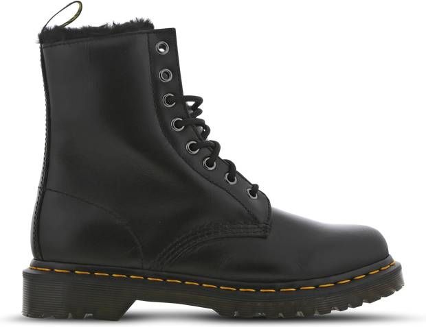 Dr Martens 1460 Serena faux bont lede laarzen Dr. Martens, Zwart, Dames