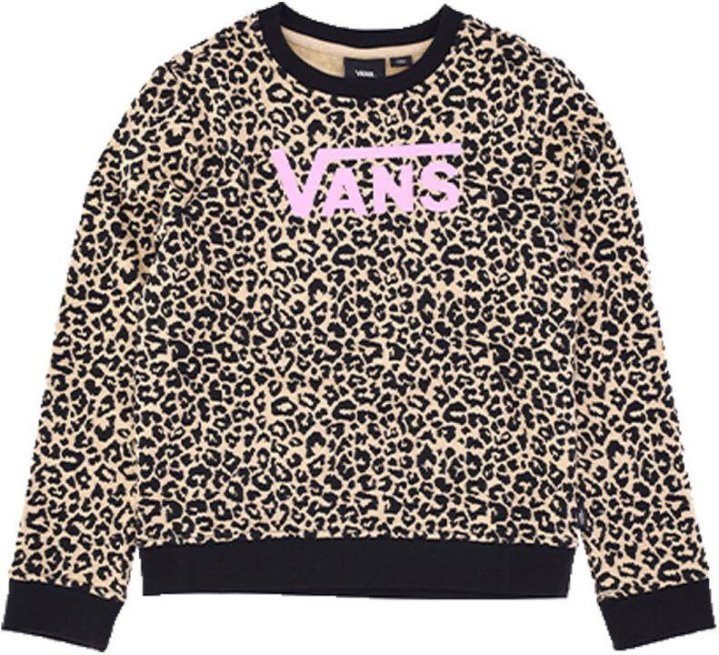 Vans Bluza Leopard Sport Crew Vn0A7Rrlyuu S , Bruin, Unisex