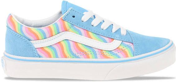 Vans Sneakers UY Old Skool Wavy Rainbow Blauw