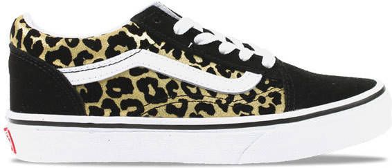 Vans Sneakers UY Old Skool Flocked Leopard Zwart