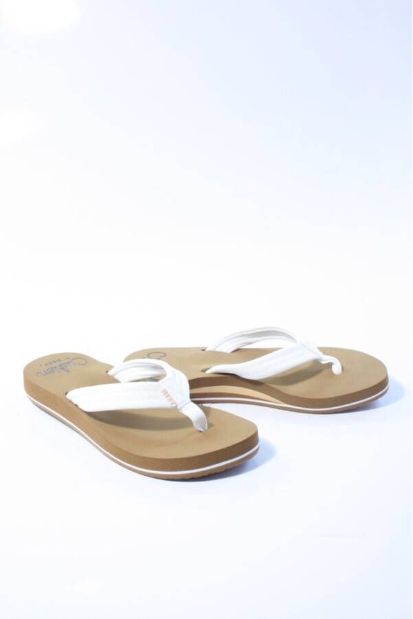 Reef Witte Teenslippers Cushion Breeze