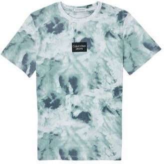 Calvin klein T shirt Korte Mouw Jeans TIE DYE AOP T SHIRT