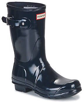 Hunter Regenlaarzen Boots Original Short Gloss Blauw