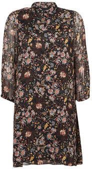 IKKS Jurk in voile, bloemmotief