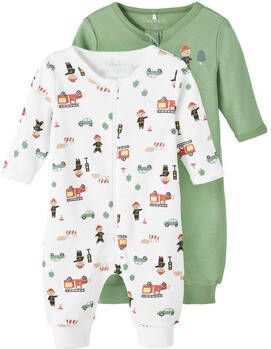 name it Jumpsuit Lot de 2 grenouillères zippé bébé garçon Firefighter