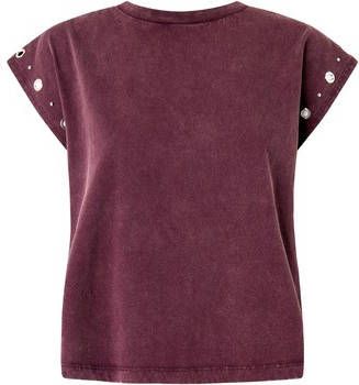 Pepe Jeans T shirt Korte Mouw CAMISETA MANGA CORTA CON DETALLE EN HOMBROS MUJER PL505295