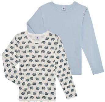 Petit Bateau T Shirt Lange Mouw LOT 2 TEE SHIRT ML
