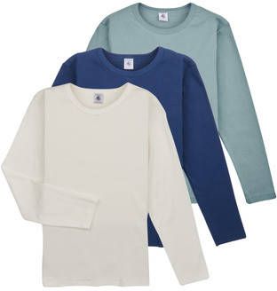 Petit Bateau T Shirt Lange Mouw LOT 3 TEE SHIRT ML