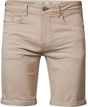 Petrol Industries Broek Denim Short Beige