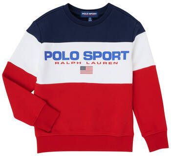 Ralph Lauren Sweater met colourblocking en logoprint