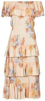 Ralph Lauren Lange Jurk Lauren HAMAR SHORT SLEEVE DAY DRESS