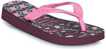 Havaianas Slippers Kids Flipflops Flores Paars