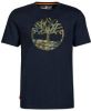 Timberland Donkerblauwe T shirt Ss Tree Logo Seasonal Camo Tee online kopen