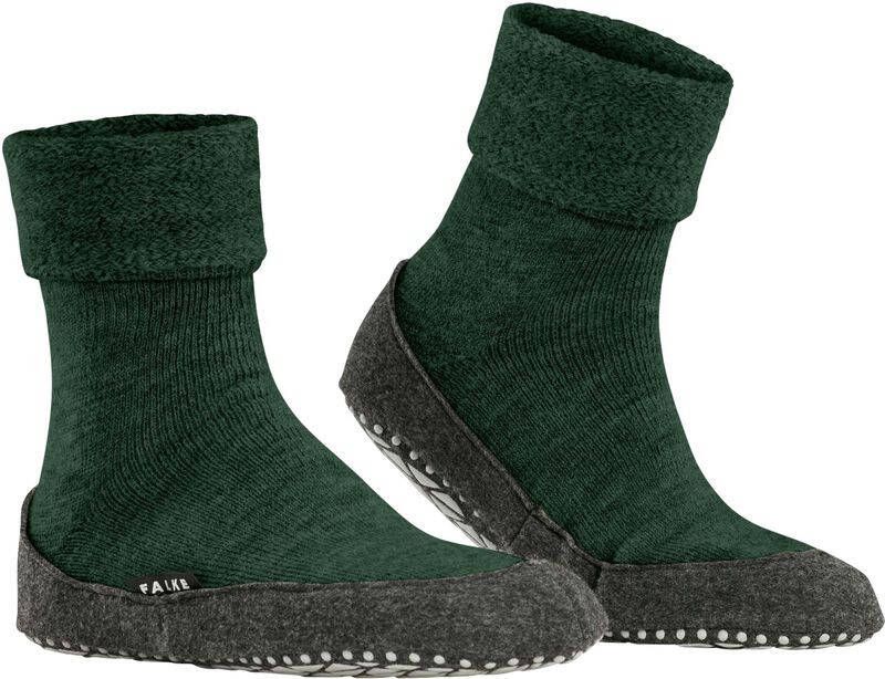 Falke Cosyshoe huissokken in wolblend met anti slip