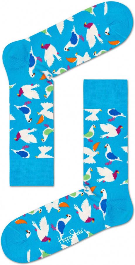 Happy Socks Sokken Pigeon Socks Blauw