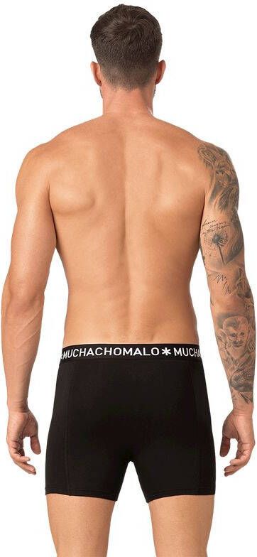 Muchachomalo Boxershorts 2 Pack Boxershorts Basic Zwart