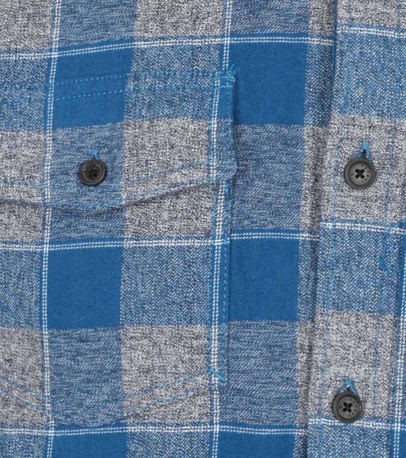 Petrol Casual Overhemden Blauw Heren