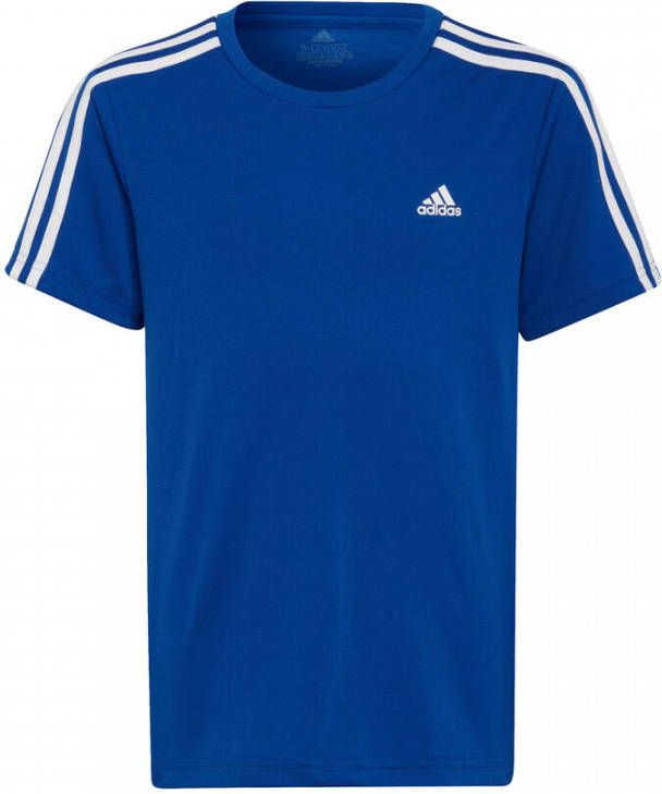 adidas performance T shirt 3 stripes, korte mouwen 7 16 jaar